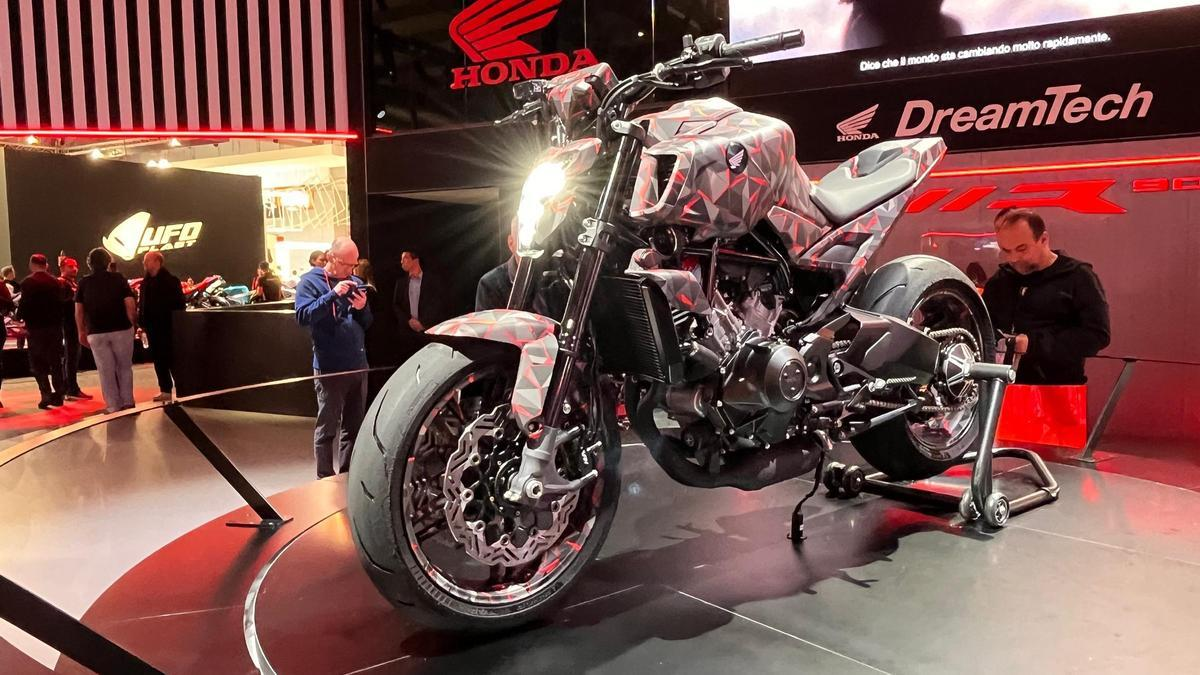 Motocicleta a la fira EICMA Milà