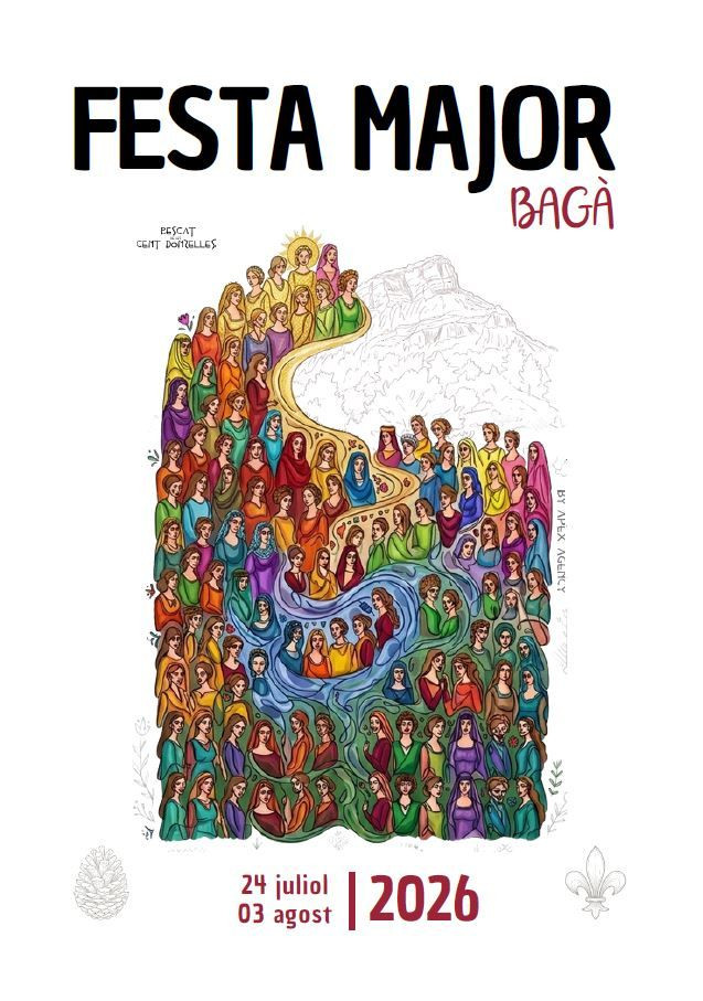Portada del programa de la Festa Major de Bagà 2026