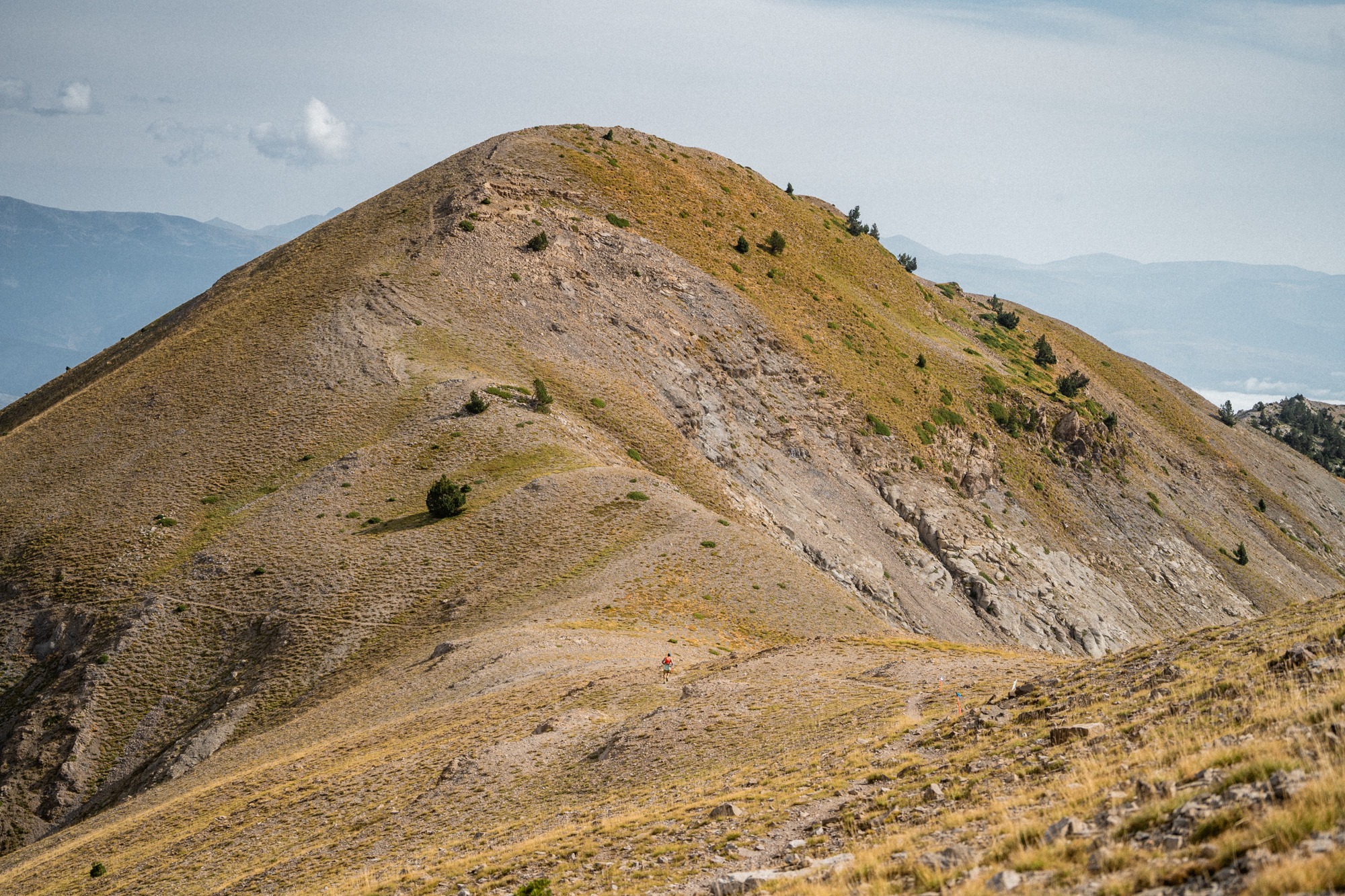 Corredor de la Trail del Moixeró en un paisatge de muntanya