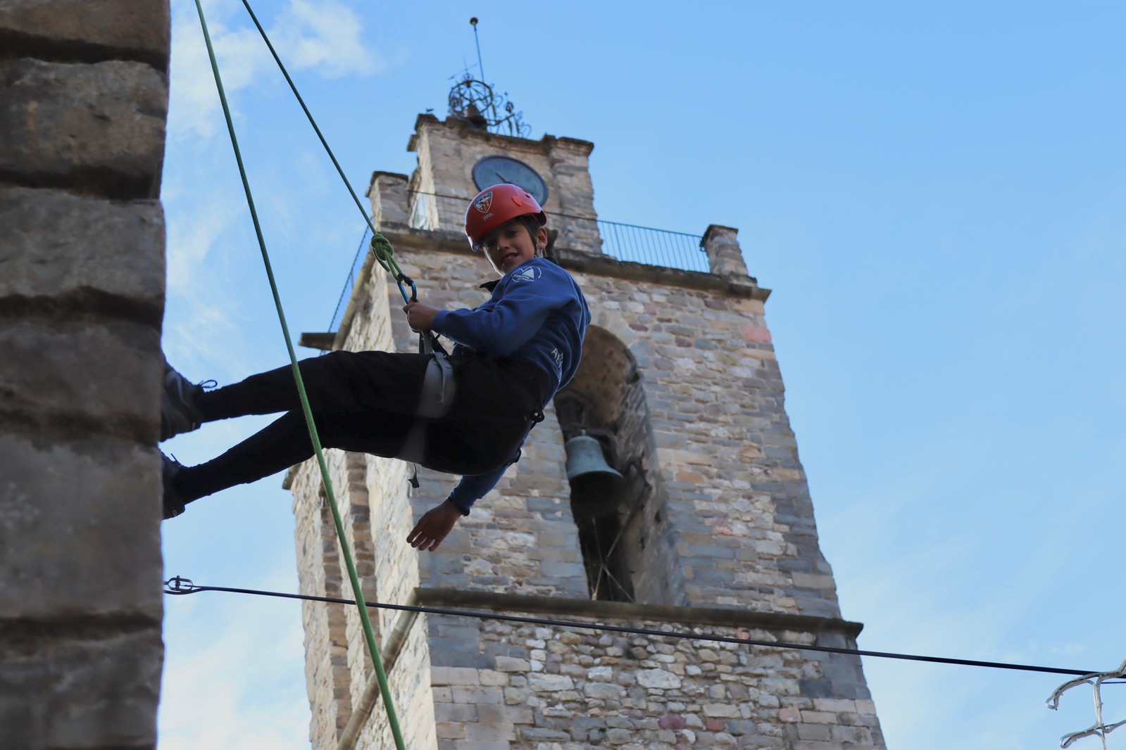 Activitat de Runners Alt Berguedà a la torre de Bagà